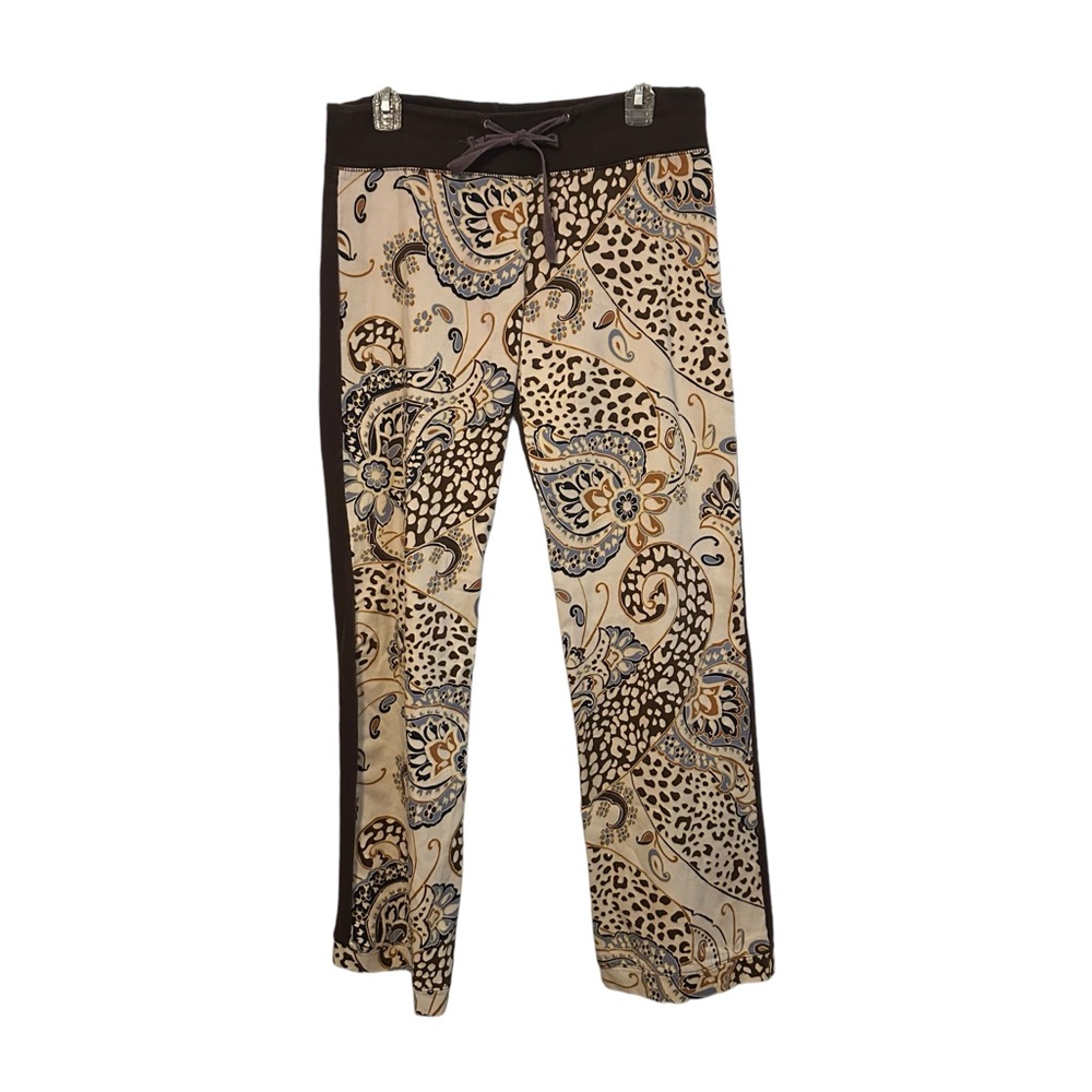 Nilla Shield Boho Bohemian Loungewear Lowrise Comfy Sweat Pants Medium